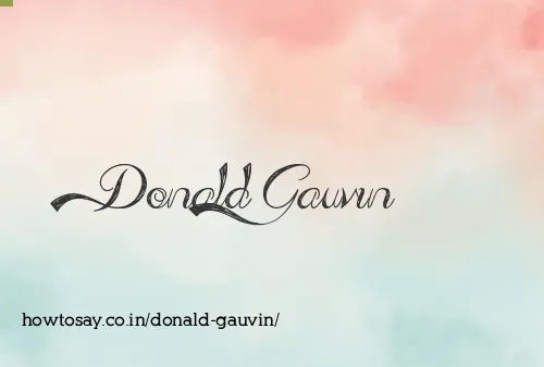 Donald Gauvin