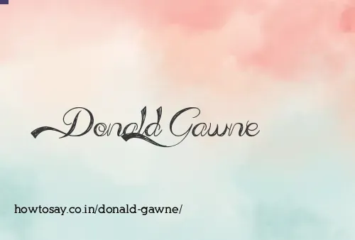 Donald Gawne
