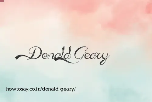Donald Geary