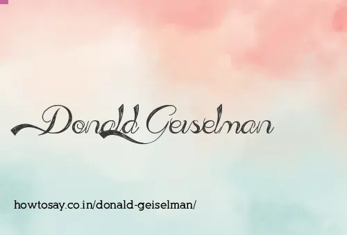 Donald Geiselman
