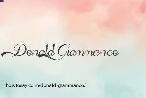 Donald Giammanco