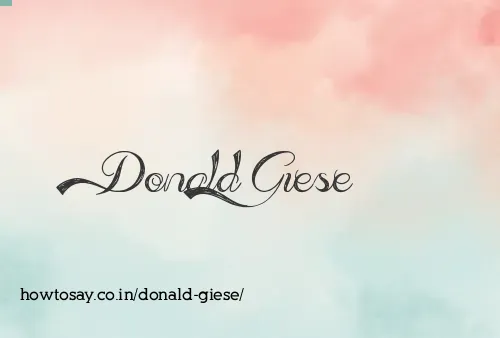 Donald Giese