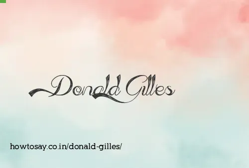 Donald Gilles