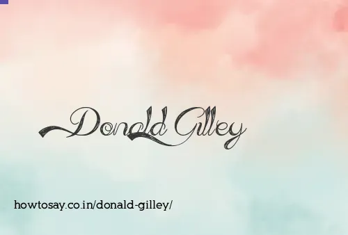 Donald Gilley