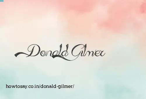 Donald Gilmer