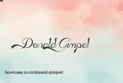 Donald Gimpel