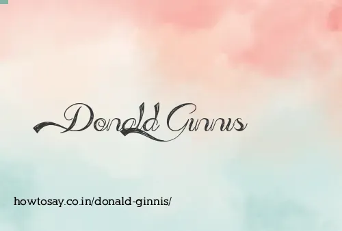 Donald Ginnis