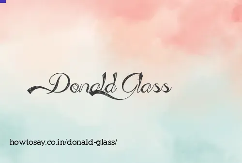 Donald Glass