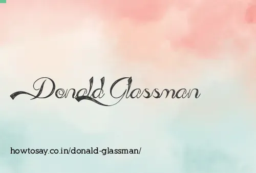 Donald Glassman