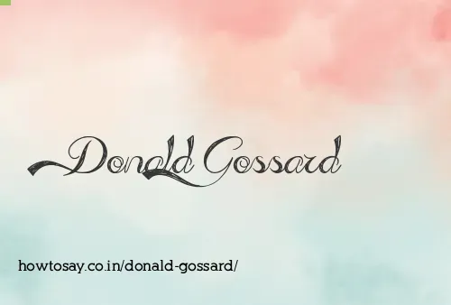 Donald Gossard