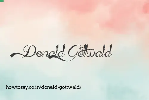 Donald Gottwald