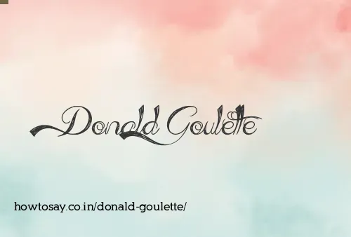Donald Goulette