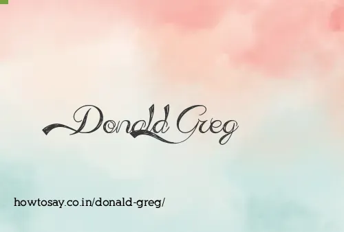 Donald Greg