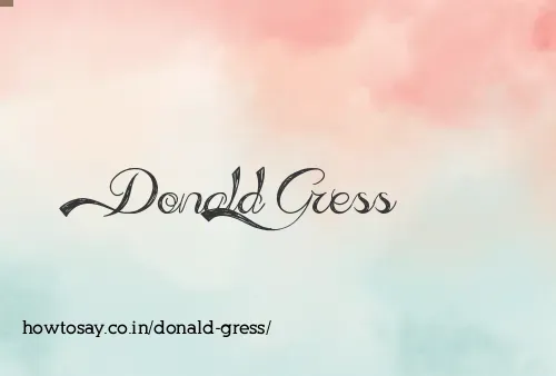 Donald Gress