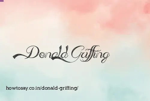 Donald Griffing