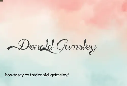 Donald Grimsley