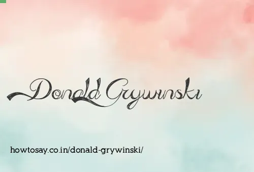 Donald Grywinski
