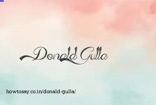 Donald Gulla