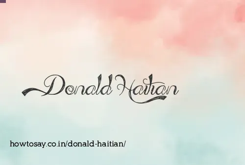 Donald Haitian