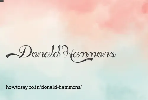 Donald Hammons