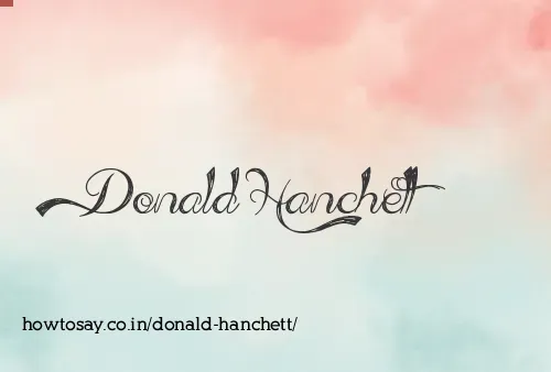 Donald Hanchett