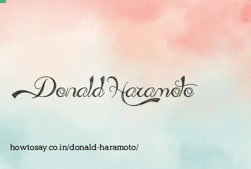 Donald Haramoto