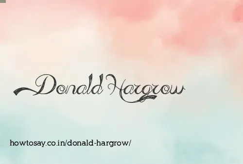 Donald Hargrow