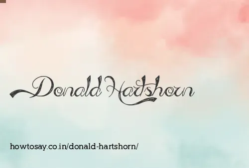 Donald Hartshorn