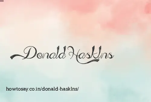 Donald Hasklns