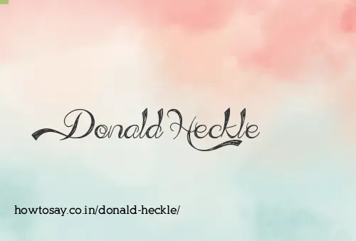 Donald Heckle