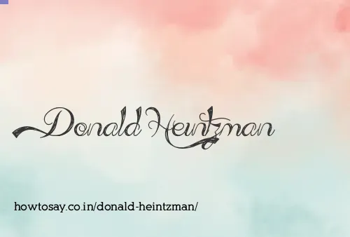 Donald Heintzman