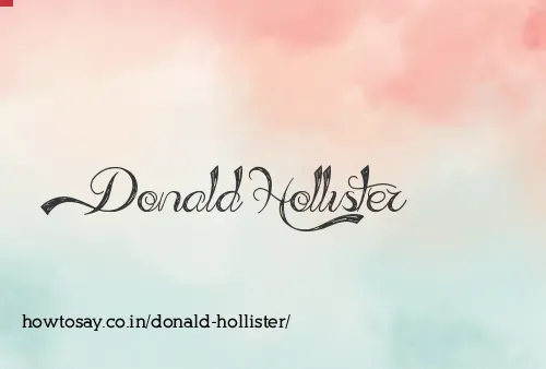 Donald Hollister