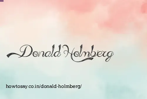 Donald Holmberg