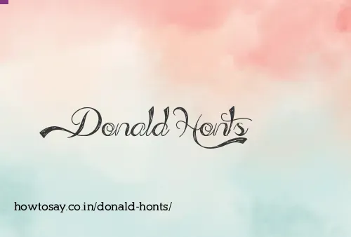 Donald Honts