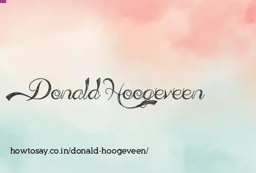 Donald Hoogeveen