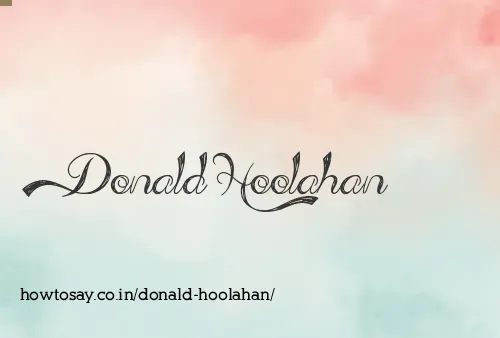 Donald Hoolahan