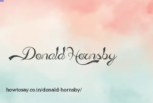 Donald Hornsby