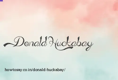 Donald Huckabay