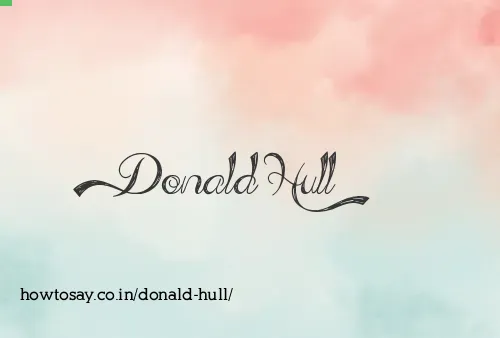 Donald Hull