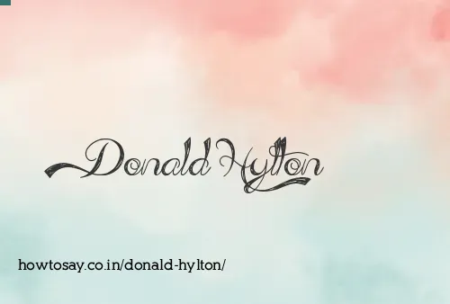 Donald Hylton