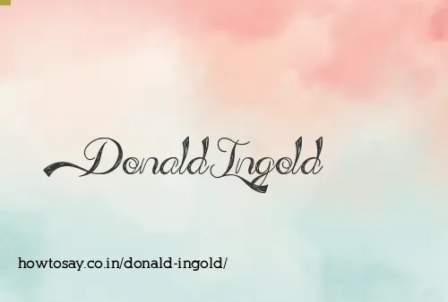 Donald Ingold