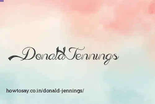 Donald Jennings