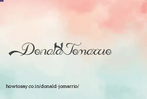 Donald Jomarrio