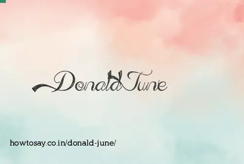 Donald June
