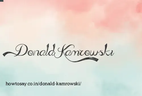 Donald Kamrowski