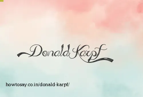 Donald Karpf