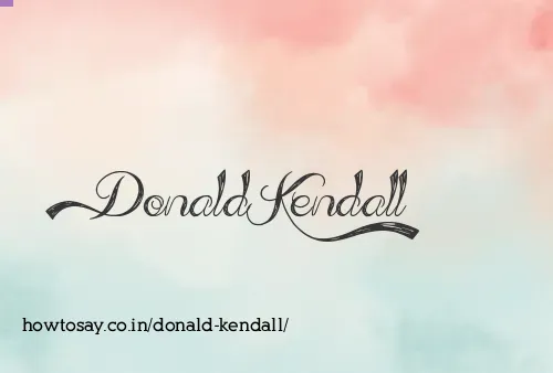 Donald Kendall