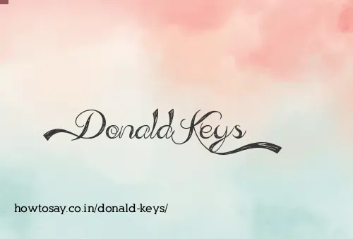 Donald Keys
