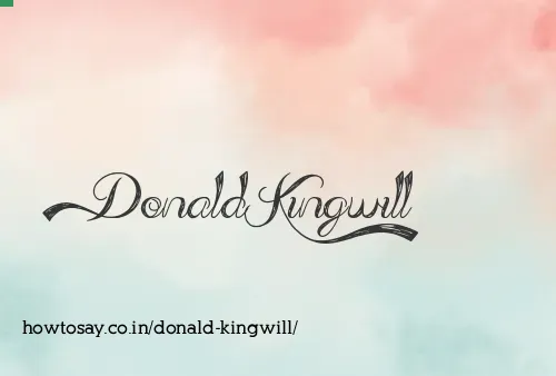 Donald Kingwill