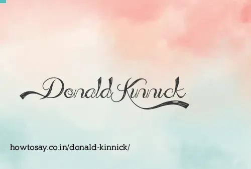 Donald Kinnick